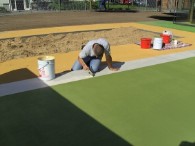 Schulhofbemalung auf Beton